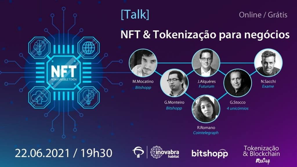 inovaBra realiza evento gratuito sobre NFT e tokenização para negócios