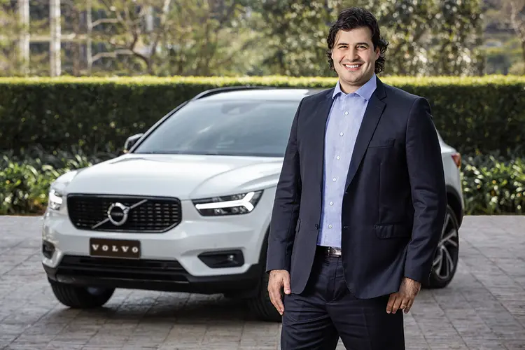 Luis Rezende, da Volvo: mercado exponencial de carros eletrificados (Volvo Cars/Divulgação)