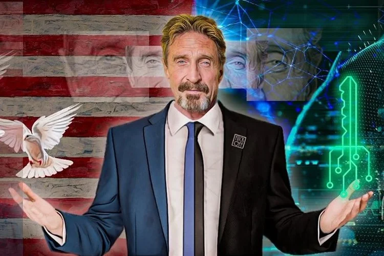 McAfee: fundador da empresa de segurança estava preso desde 2020 (Twitter/John McAfee/Reprodução)