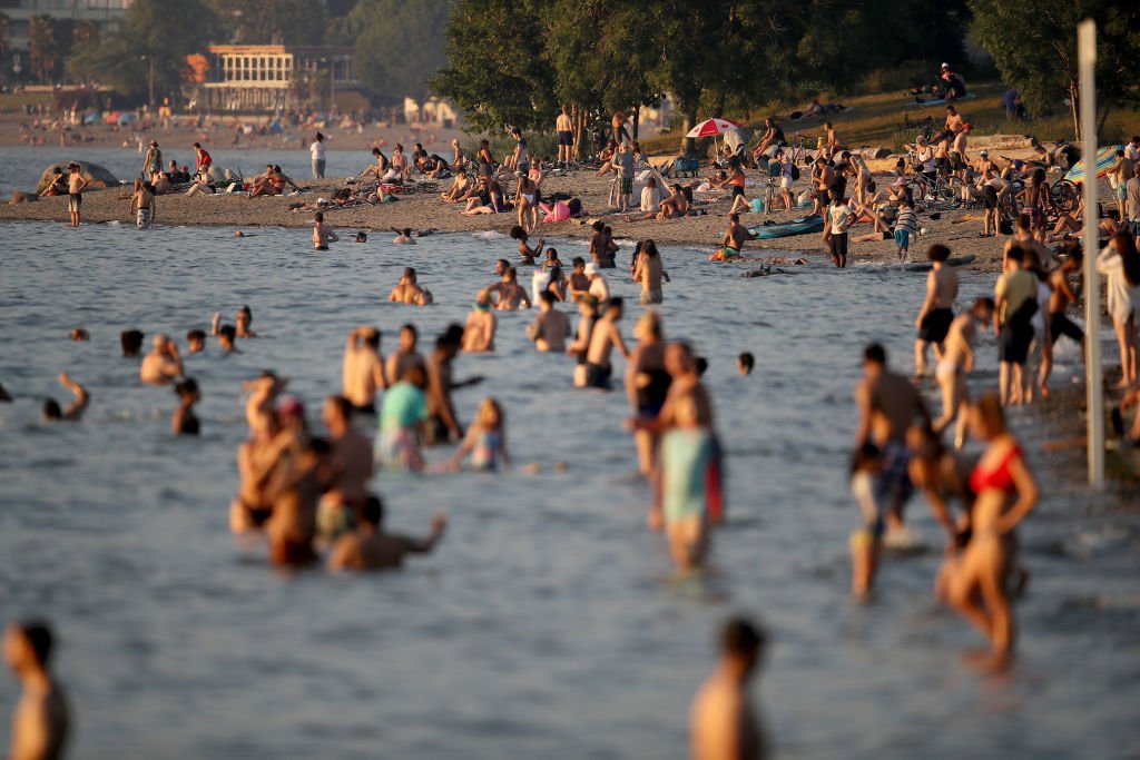 Onda de calor no Canadá: moradores de Vancouver confirmam que nunca passaram por uma situação parecida (Getty Images/Trevor Hagan/Bloomberg)