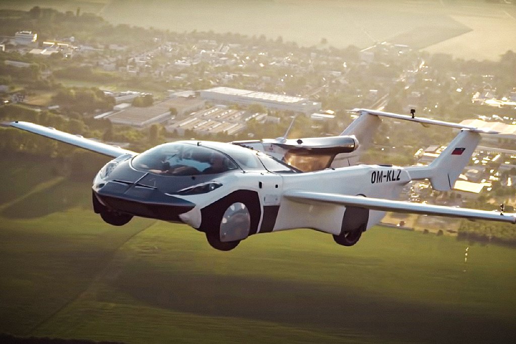 Carro voador: "AirCar não é mais apenas uma prova de conceito. Tornou a ficção científica uma realidade" (Klein Vision/Reprodução)