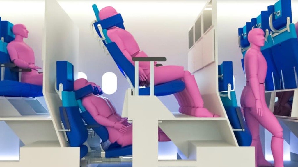 Futuro da aviação: cabines com dois andares e cápsulas de descanso