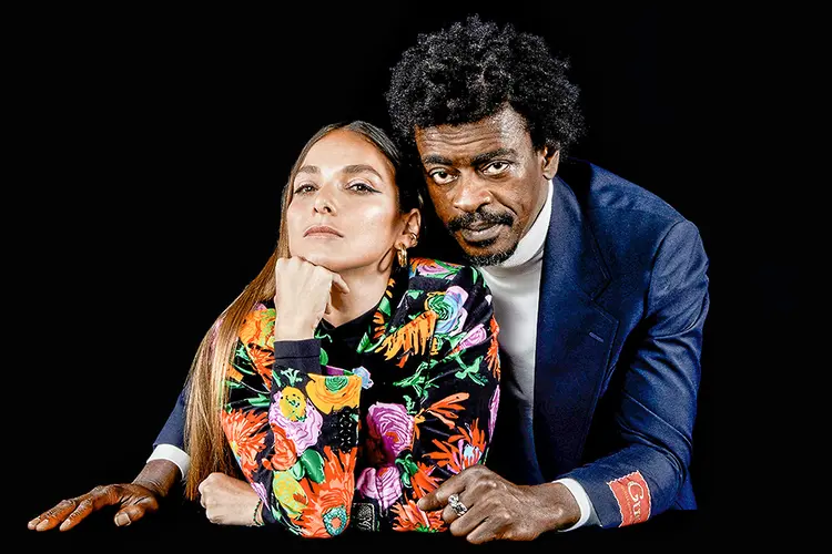 Yasmine McDougall Sterea e Seu Jorge, unidos no projeto  “De Dentro de Casa Pra Rua”. (Divulgação/Divulgação)