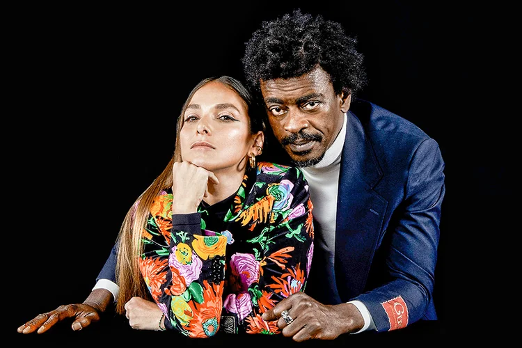 Yasmine McDougall Sterea e Seu Jorge, unidos no projeto  “De Dentro de Casa Pra Rua”. (Divulgação/Divulgação)