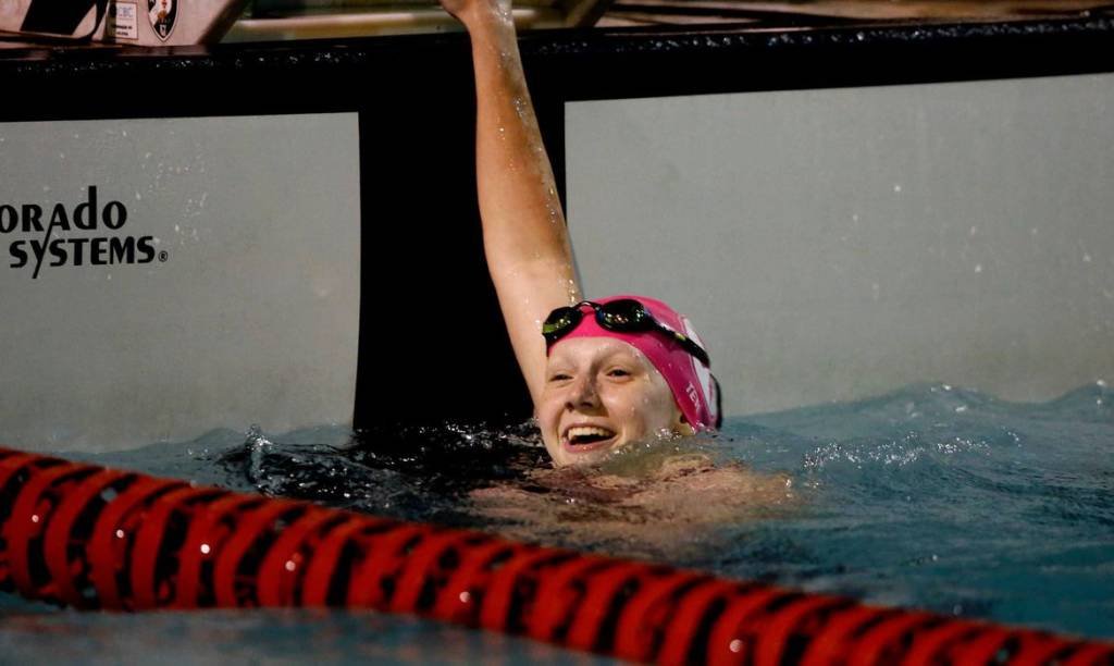 Stephanie Balduccini, a mais jovem nadadora olímpica do país em 41 anos