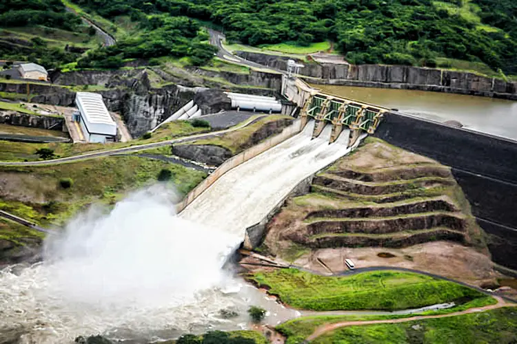 Usina hidrelétrica no Brasil. (Cemig/Divulgação)