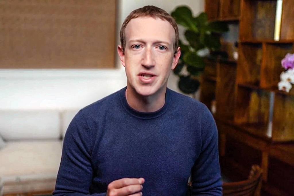 Mark Zuckerberg, CEO da Meta: mudança de marca pode ter um impacto persistente nas ações da empresa (Facebook/Reprodução)