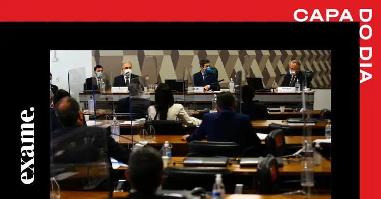 Sessão da CPI da Covid 19 no Senado (Marcelo Camargo/Agência Brasil)