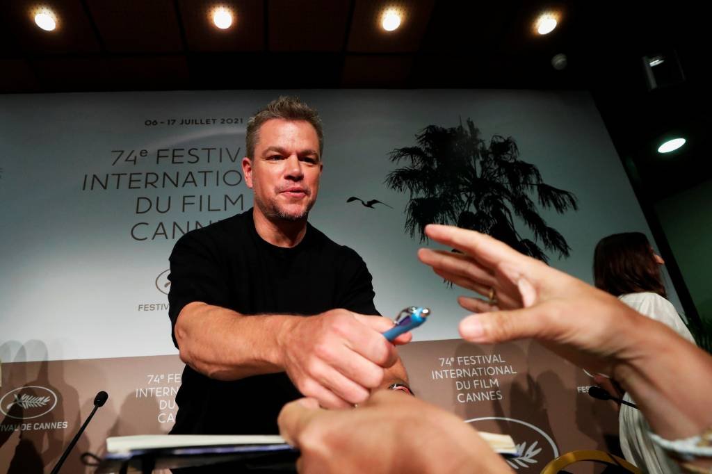 Matt Damon durate Festival de Cinema de Cannes. (Eric Gaillard/Reuters)