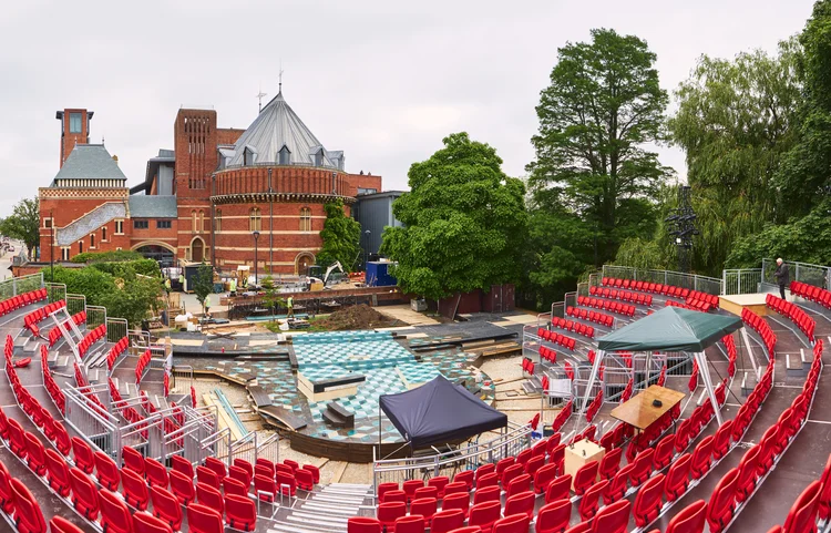 Teatro a céu aberto inaugurado pela Royal Shakespeare Company em Stratford-upon-Avon. (Cortesia de Sam Allard/Fisher studios/RSC/Reuters)