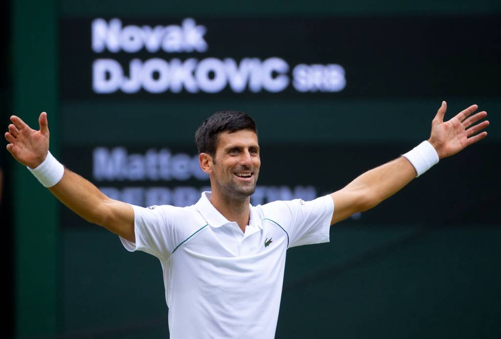 Chance de fazer história irá superar arquibancadas vazias, diz Djokovic
