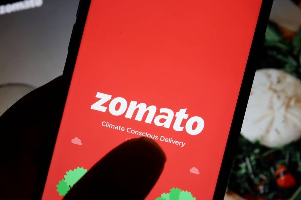 os investidores apostam na Zomato, embora ela sinalize que seus prejuízos devem crescer à medida que amplia investimentos. (/Florence Lo/Ilustração/Reuters)
