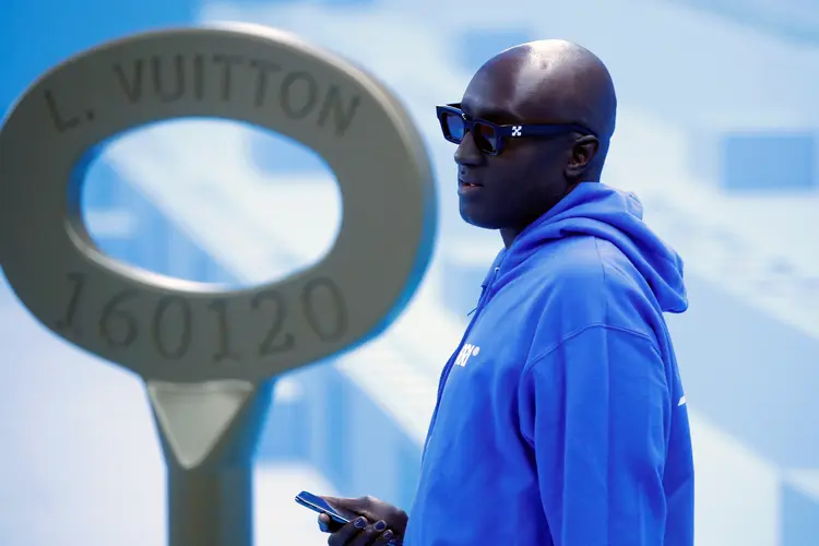 Estilista Virgil Abloh durante Semana de Moda de Paris.
 (Charles Platiau/Reuters)