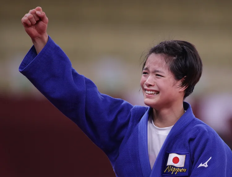 Judoca japonesa Uta Abe. (Hannah Mckay/Reuters)