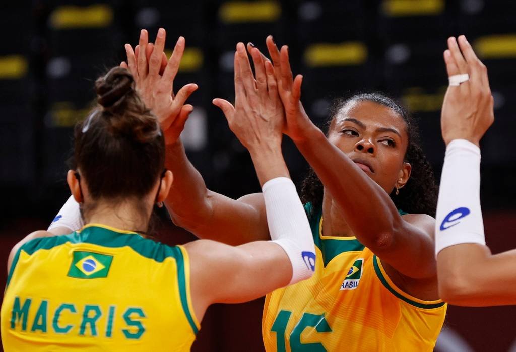 Vôlei: seleção brasileira venceu República Dominicana e Coreia do Sul antes de chegar à final (Reuters/Reuters)
