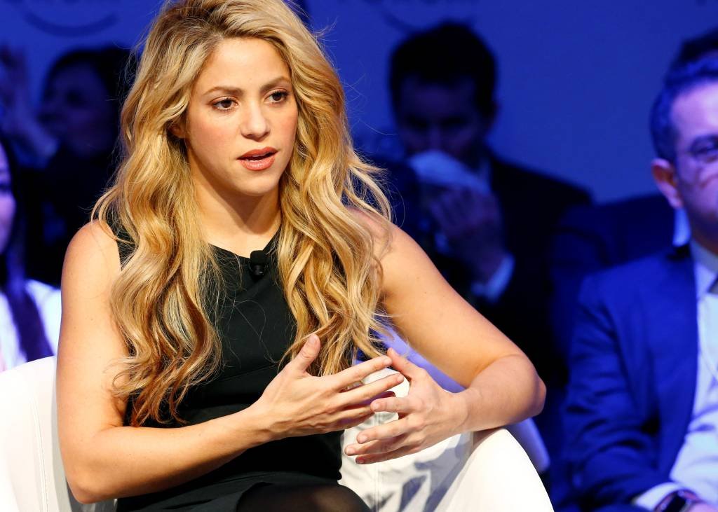 Shakira durante evento em Davos. (Ruben Sprich/Reuters)