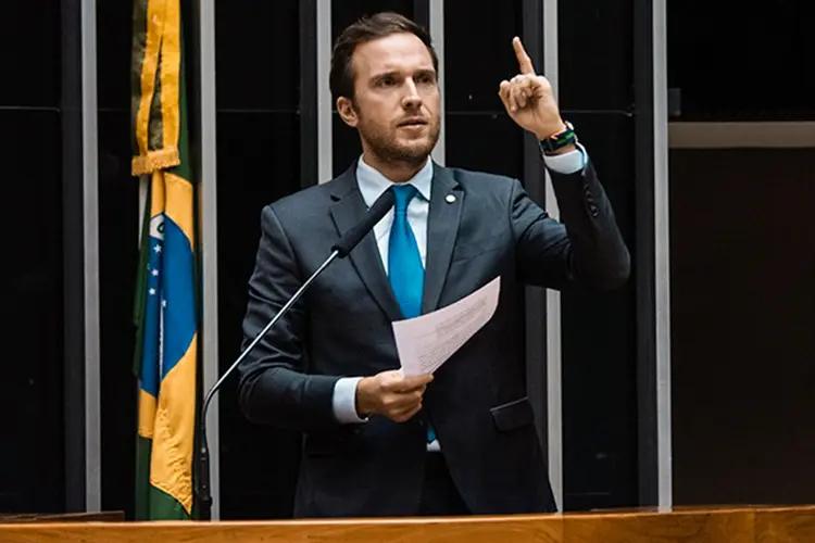 Deputado Vinicius Poit (Novo-SP), líder da bancada na Câmara (Câmara/Divulgação)