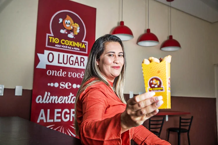 Elizabete Monteiro é proprietária do Tio Coxinha, rede de franquias de Caraguatatuba, São Paulo. (Ricardo Matsukawa/Sebrae/SP)