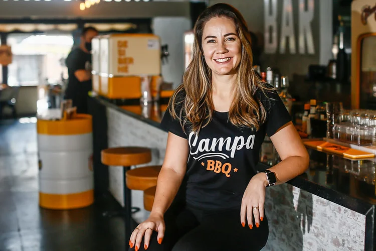 Priscila Bagatini Herling, do Campa BBQ: restaurante teve que mudar modelo de negócio para sobreviver (Flávio Florido / Carlos Raphael do Valle Eireli/Sebrae/SP)