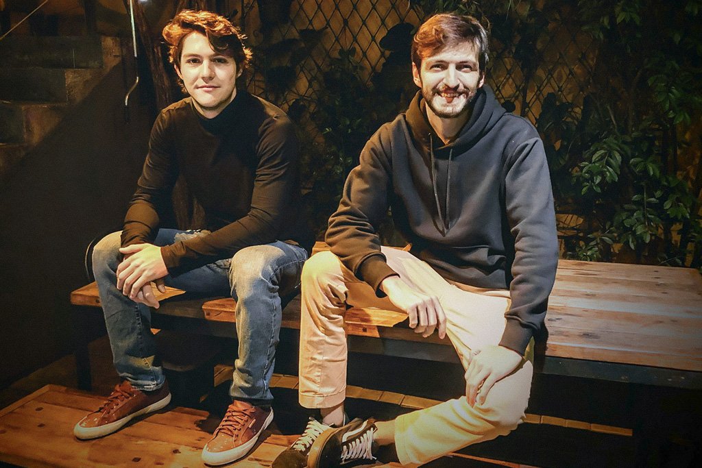 Arthur Baccam e Hid Miguel: executivos do Musii querem tornar a rede social musical rentável após receber investimento do BR Angels (Musii/Divulgação)
