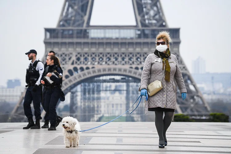 França: o país ainda relatou que o número de pacientes de covid-19 em unidades de tratamento intensivo (Pascal Le Segretain/Getty Images)