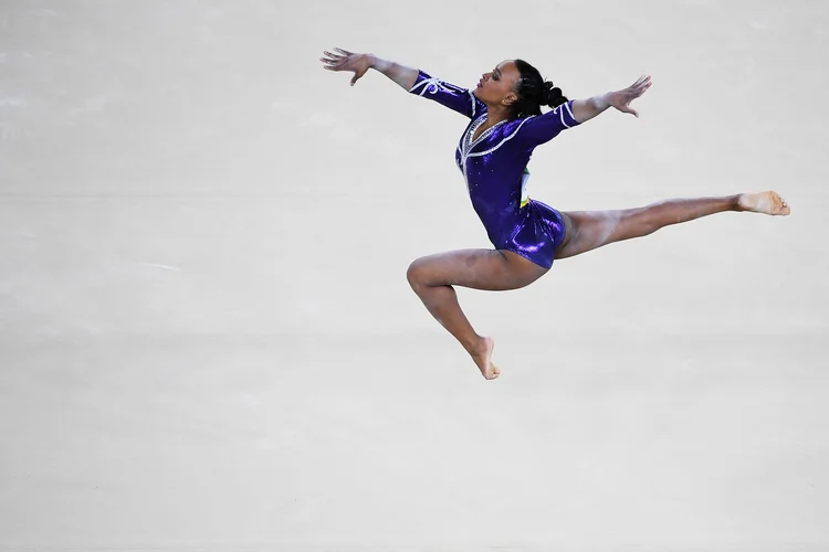 Rebeca Andrade: atleta falou das conquistas obtidas no Mundial de Liverpool (Pascal Le Segretain/Getty Images)