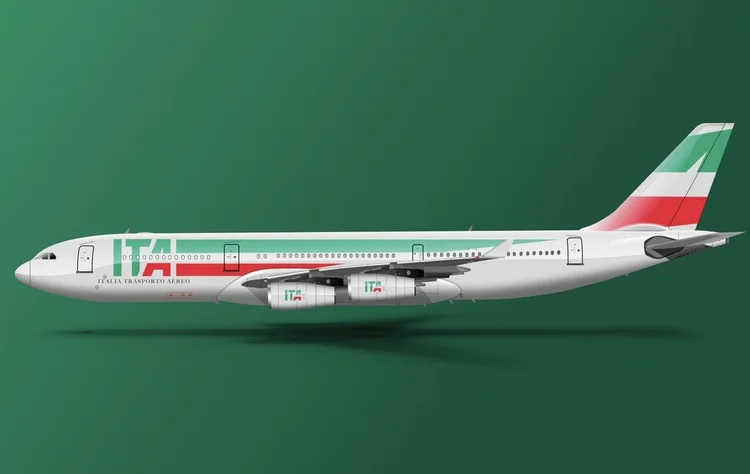 Identidade: nova empresa manterá as cores da Alitalia (ITA/Divulgação)