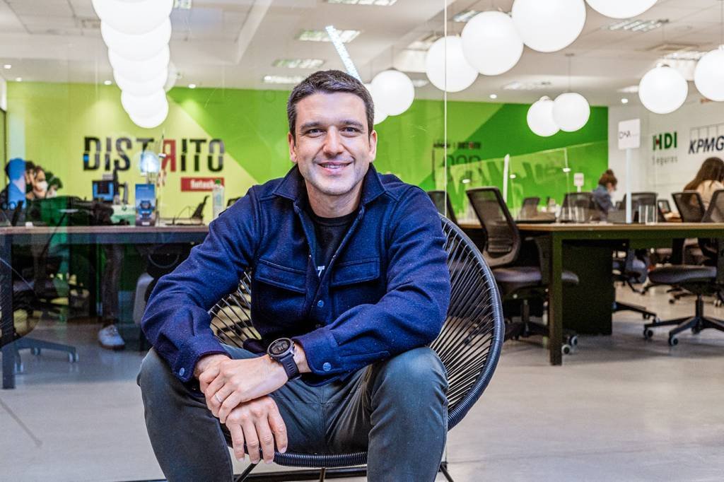 Gustavo Araujo, CEO do Distrito: missão de plugar empresas a startups e ajudá-las a lançar novos produtos e serviços (Distrito/Divulgação)