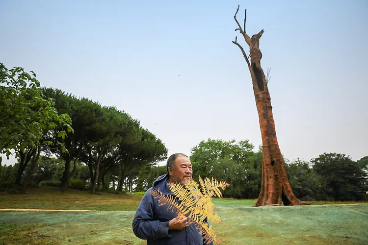 Ai Weiwei: "O Brasil tem uma política clara que sacrifica seus melhores recursos" (Violeta Santos Moura/Reuters)