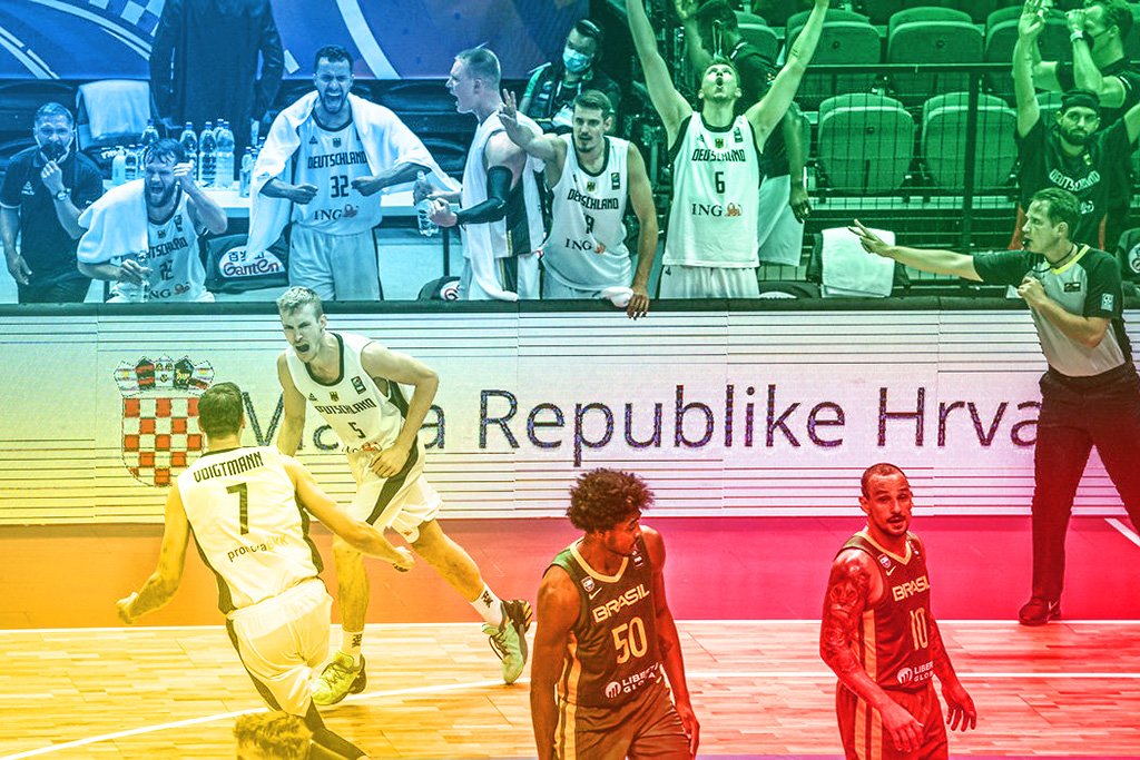 Basquete masculino perde na final para a Alemanha e está fora de Tóquio