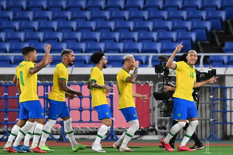 Brasil enfrenta o Egito no futebol masculino; confira agenda brasileira  (DANIEL LEAL-OLIVAS/AFP)