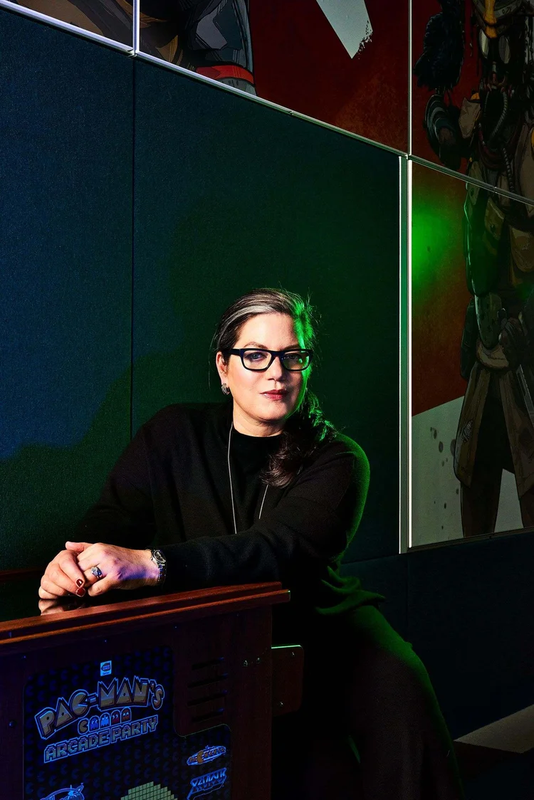 Laura Miele, diretora da Electronic Arts: 6.000 funcionários e 24 estúdios sob supervisão dela, que reformulou a forma como a empresa usa processos analíticos para criar e comercializar seus jogos (Jessica Chou/BLOOMBERG BUSINESSWEEK)