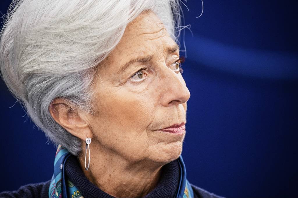 BCE: Lagarde apontou ainda que o comportamento dos salários ainda não deu sinais de "efeitos secundários significativos" (Getty Images/Philipp von Ditfurth/picture alliance)
