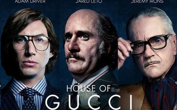 Pôsters de House of Gucci. (MGM/Reprodução)