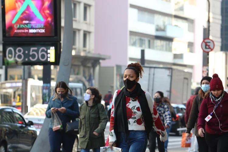 Frio: a explicação para a baixa temperatura nessas capitais é uma massa de ar polar que atinge estados do Sul e do Sudeste e deve permanecer até o próximo domingo, 1º. (Agência Brasil/Agência Brasil)