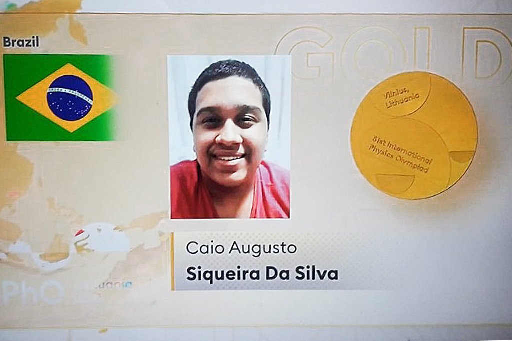 Brasileiro de 17 anos conquista ouro na Olimpíada de Física