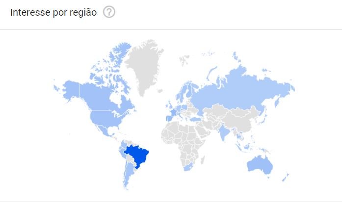 Brasil foi o país do mundo que mais buscou por skate no Google