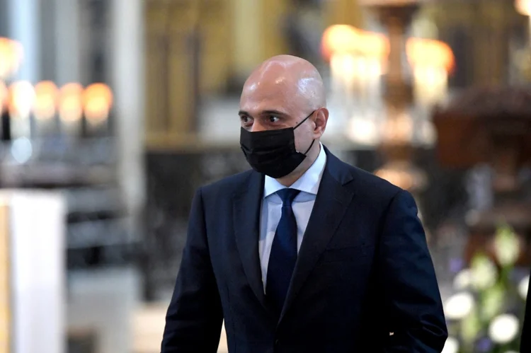 Ministro da Saúde britânico Sajid Javid. (AFP/AFP)