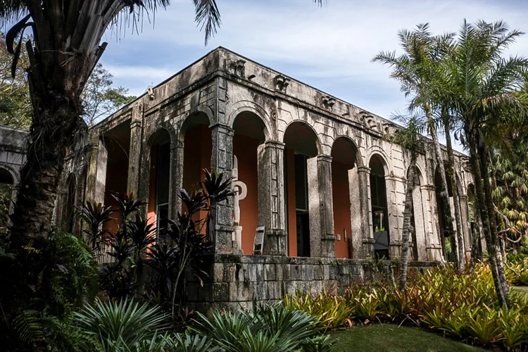 O sítio no Rio de Janeiro que pertenceu a Roberto Burle Marx. (AFP/AFP)