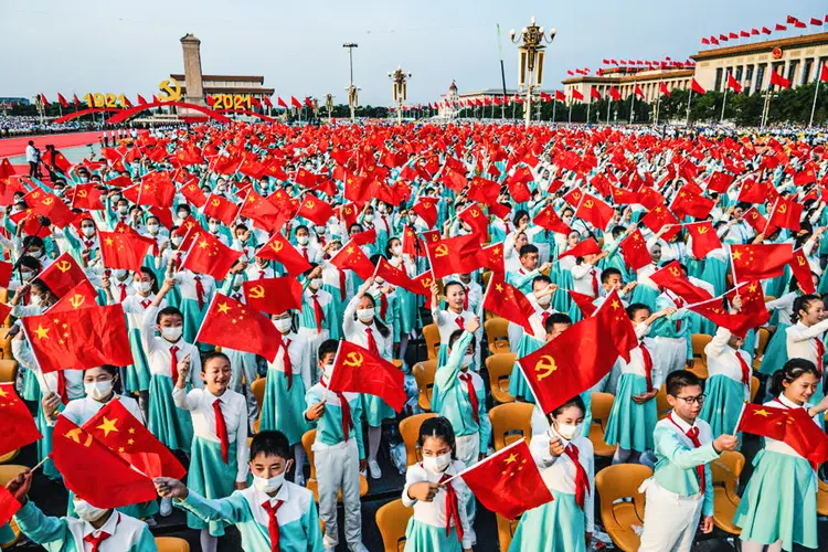 100 anos do Partido Comunista da China (Kevin Frayer/Getty Images)