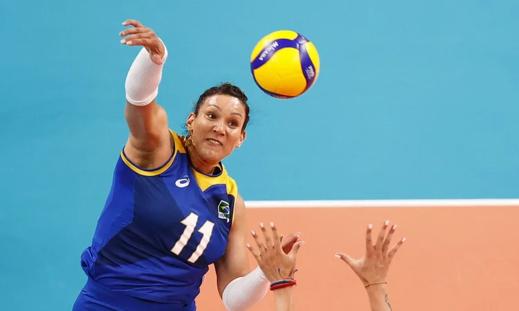 Tandara: De acordo com a ABCD, a coleta do material biológico da atleta foi feita no dia 7 de julho de 2021, no Centro de Treinamento de vôlei de quadra da seleção, em Saquarema-RJ (Reuters/Agência Brasil)
