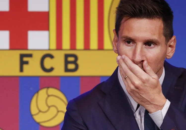 Messi: jogador vestiu a camisa do Barcelona durante 21 anos.  (Albert Gea/Reuters)