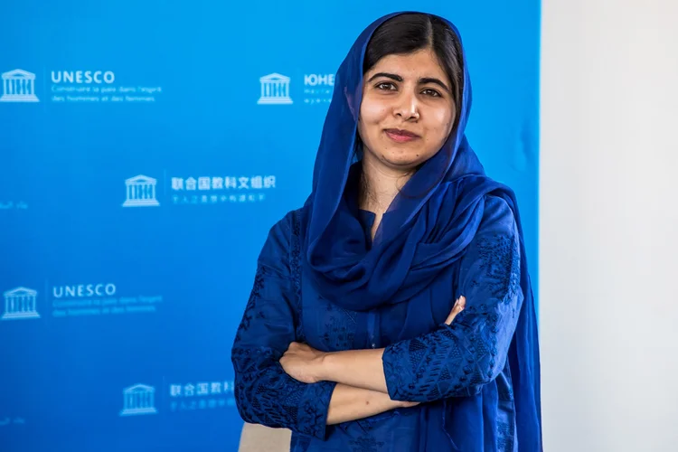 Malala: ela se tornou conhecida como uma menina de 11 anos que escrevia um blog sob um pseudônimo para a BBC (Christophe Petit Tesson/Pool/Reuters)