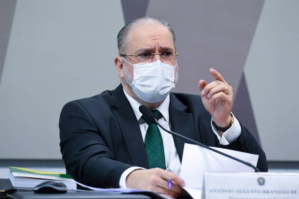 CCJ sabatina Augusto Aras para recondução ao cargo de procurador-geral da República (Jefferson Rudy/Agência Senado)