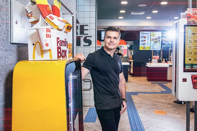 Paulo Camargo, CEO da Arcos Dorados, franquia McDonald’s no Brasil: “drive-tudo” é aposta da rede para ampliar delivery (Leandro Fonseca/Exame)