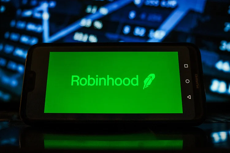 Logo da Robinhood | Foto: Omar Marques/SOPA Images/LightRocket via Getty Images (Omar Marques/SOPA Images/LightRocket via/Getty Images)