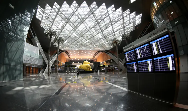 Aeroporto Internacional de Hamad, Quatar. (KARIM JAAFAR/Getty Images)