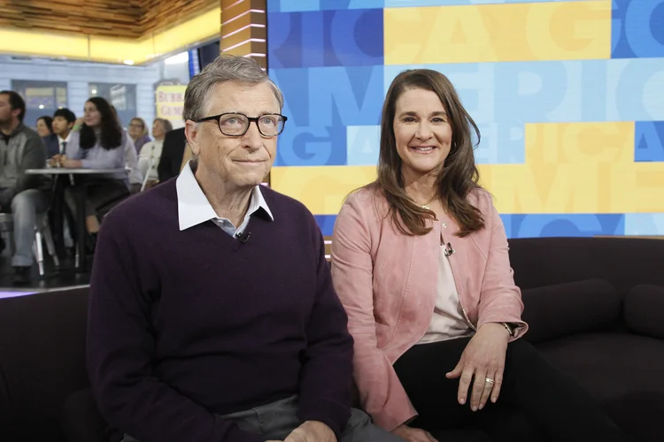 Bill Gates e Melinda French (Lou Rocco/Walt Disney Television/Getty Images)