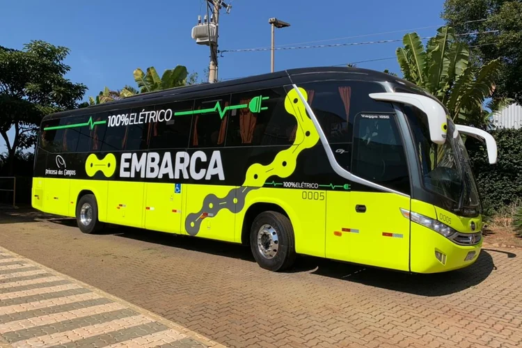 Autonomia: modelo será capaz de viajar por até 300 quilômetros (Expresso Princesa dos Campos/Divulgação)