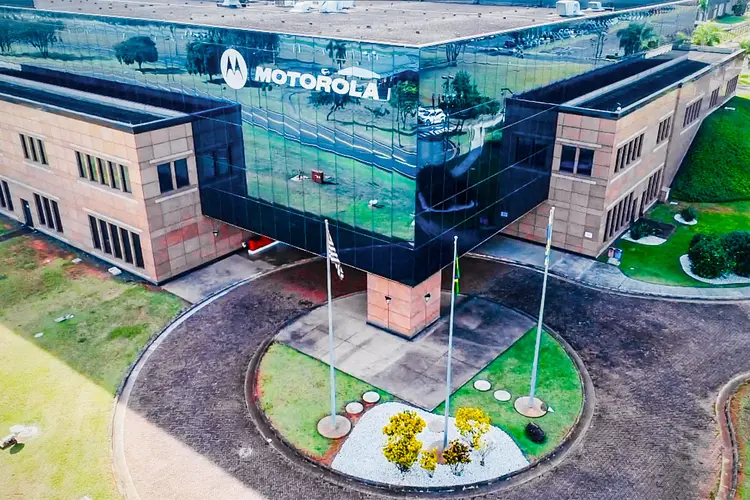 Vista aérea da unidade de Jaguariúna da Motorola (Motorola/Divulgação)